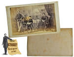 Civil War Era Abraham Lincoln & Family Cdv Photograph