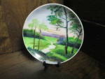 Vintage Occupied Japan Country Miniture Plate