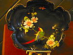 Vintage Noritake Handpainted One Handled Serving Dish