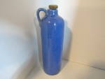 Vintage Pottery Stoneware Blue Bottle Jug